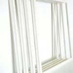 Set Of 4 ~11x14 Inch Distressed Photo Frames In..